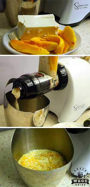 Десерт панна-котта с манго